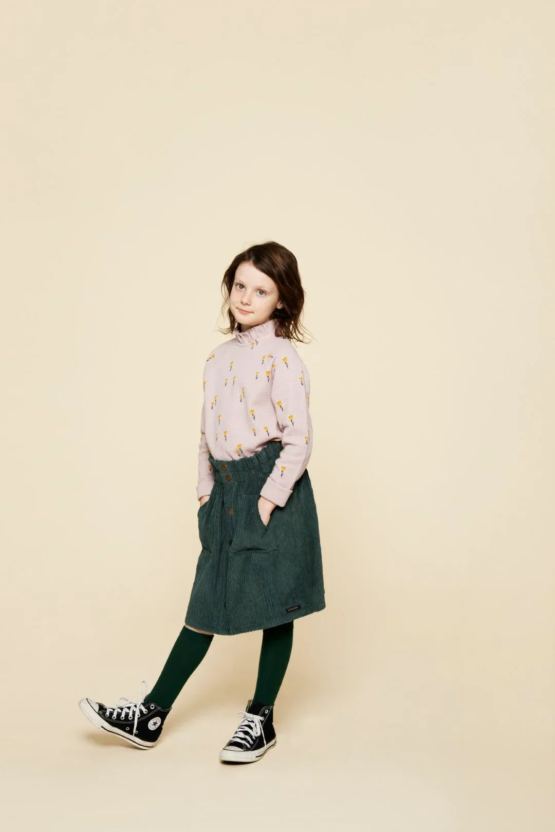 Selina Skirt Silver Pine - A Monday In Copenhagen