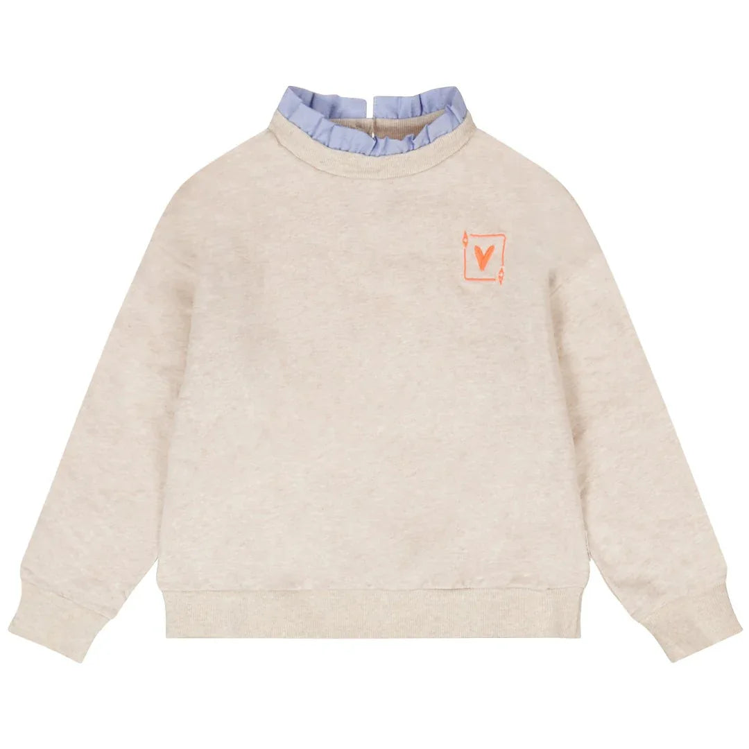Sweatshirt Le Coeur Oatmeal Melange - Tumble&