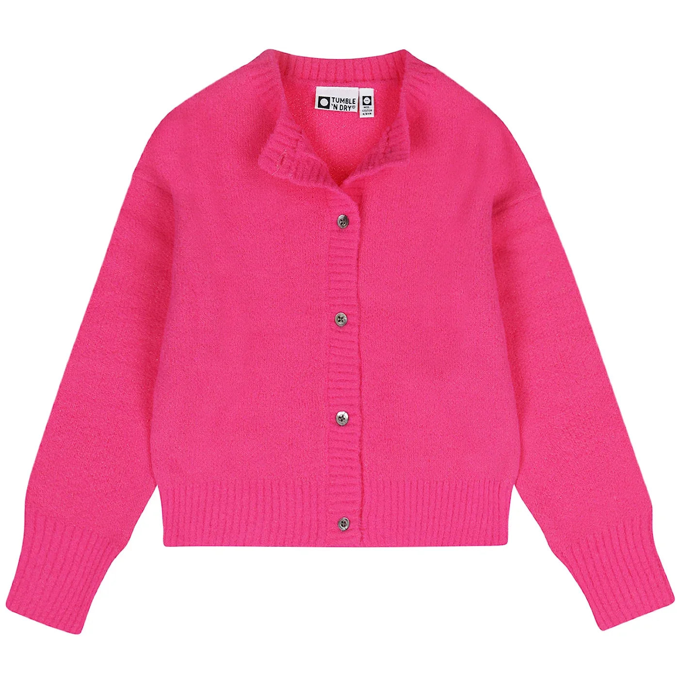 Cardigan Knit Sourire Bright Pink - Tumble&