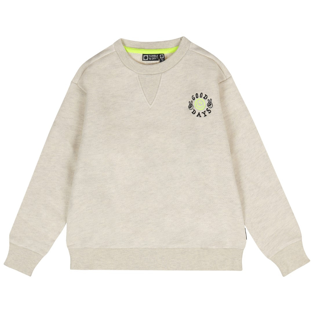 Sweatshirt Deck Off White Melange