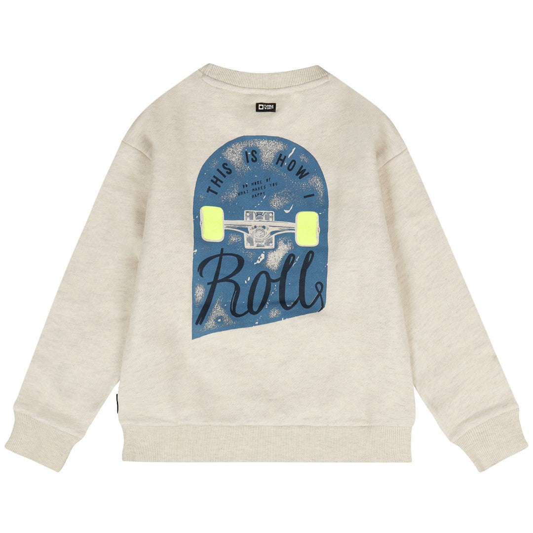 Sweatshirt Deck Off White Melange