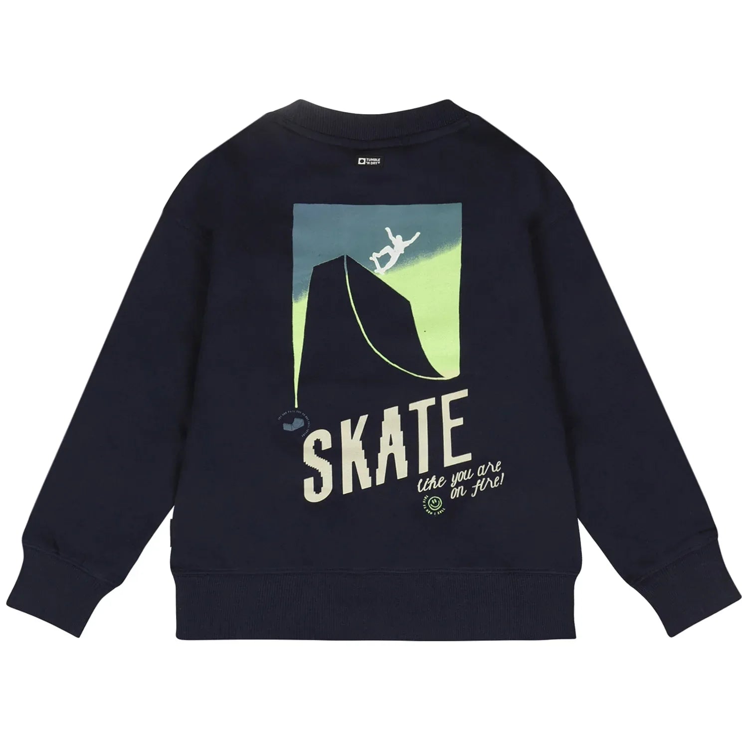 Sweatshirt Heelflip Navy Blazer - Tumble&
