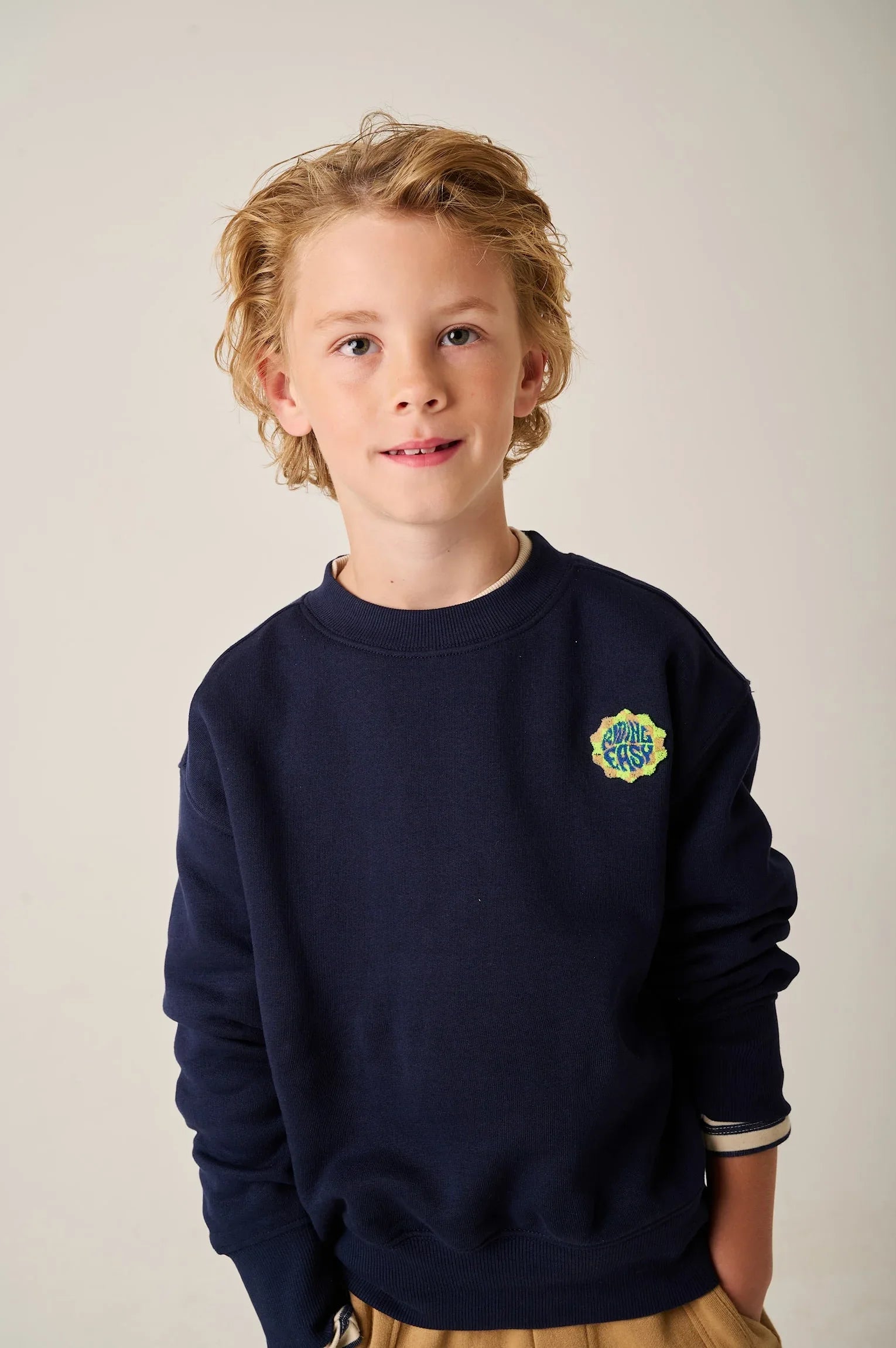 Sweatshirt Heelflip Navy Blazer - Tumble&