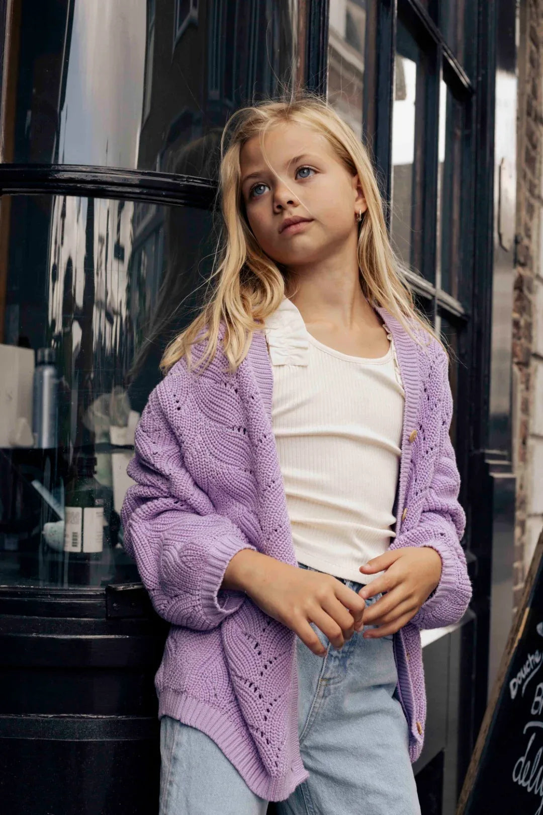 Cardigan Ginny Dusty Lilac - Ammehoela