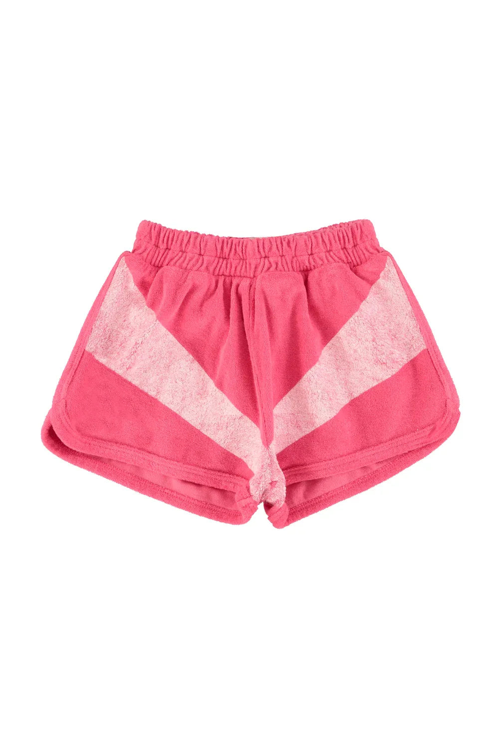 Shorts Pink With White Stripes Print - Piupiuchick