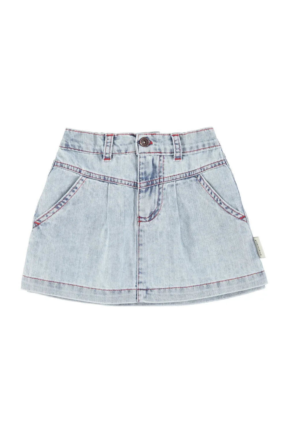 Short Skirt Blue Light Denim - Piupiuchick