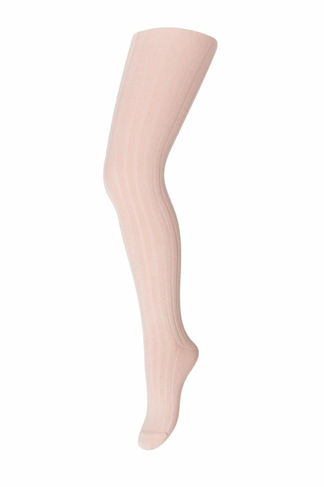 Cotton Rib Tights Rose Dust