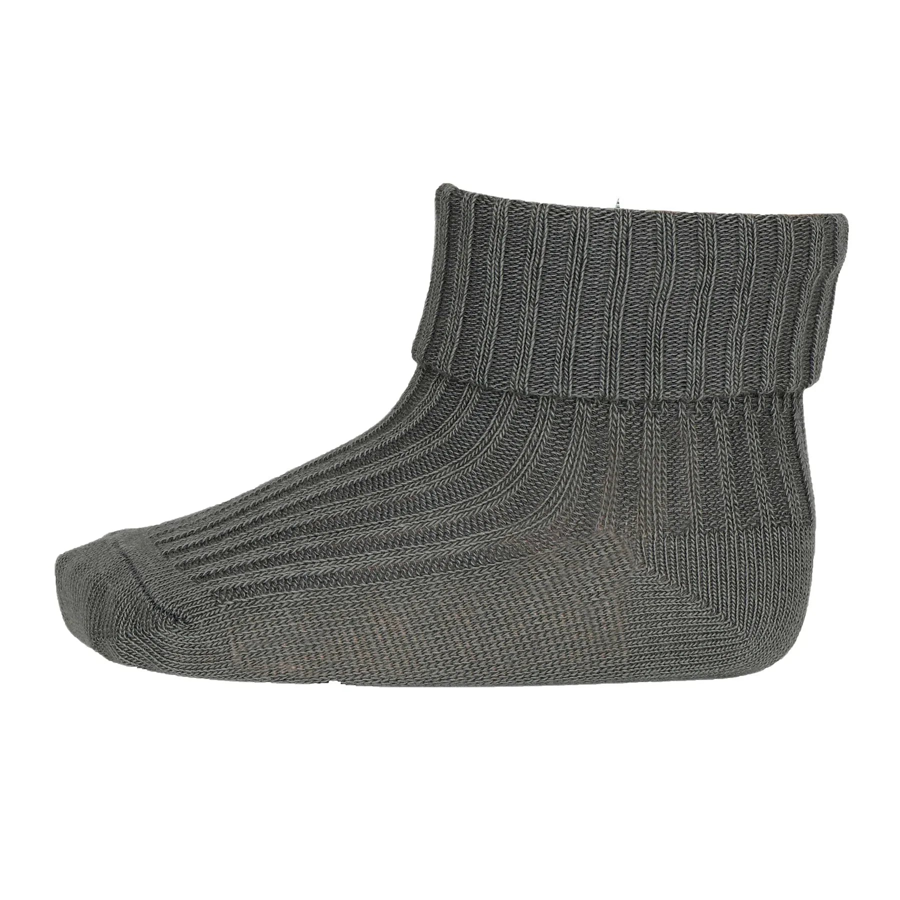 Cotton Rib Baby Socks Agave Green - MP Denmark