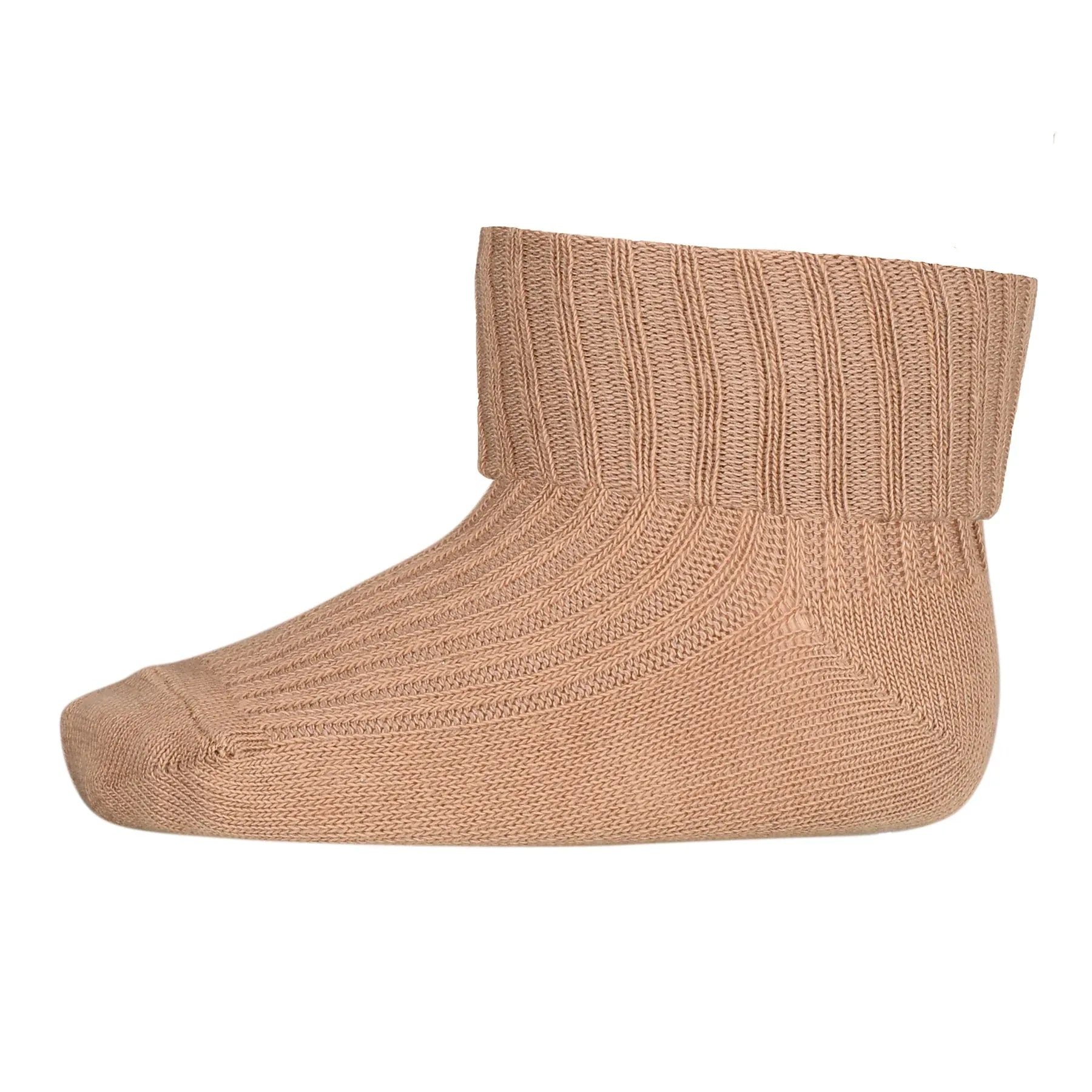 Cotton Rib Baby Socks Apple Cinnamon - MP Denmark