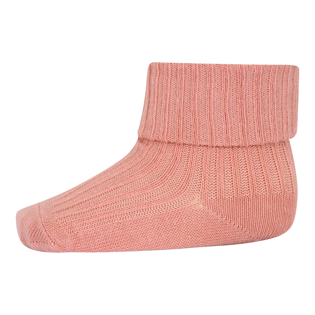 Cotton Rib Baby Socks Rose Dawn