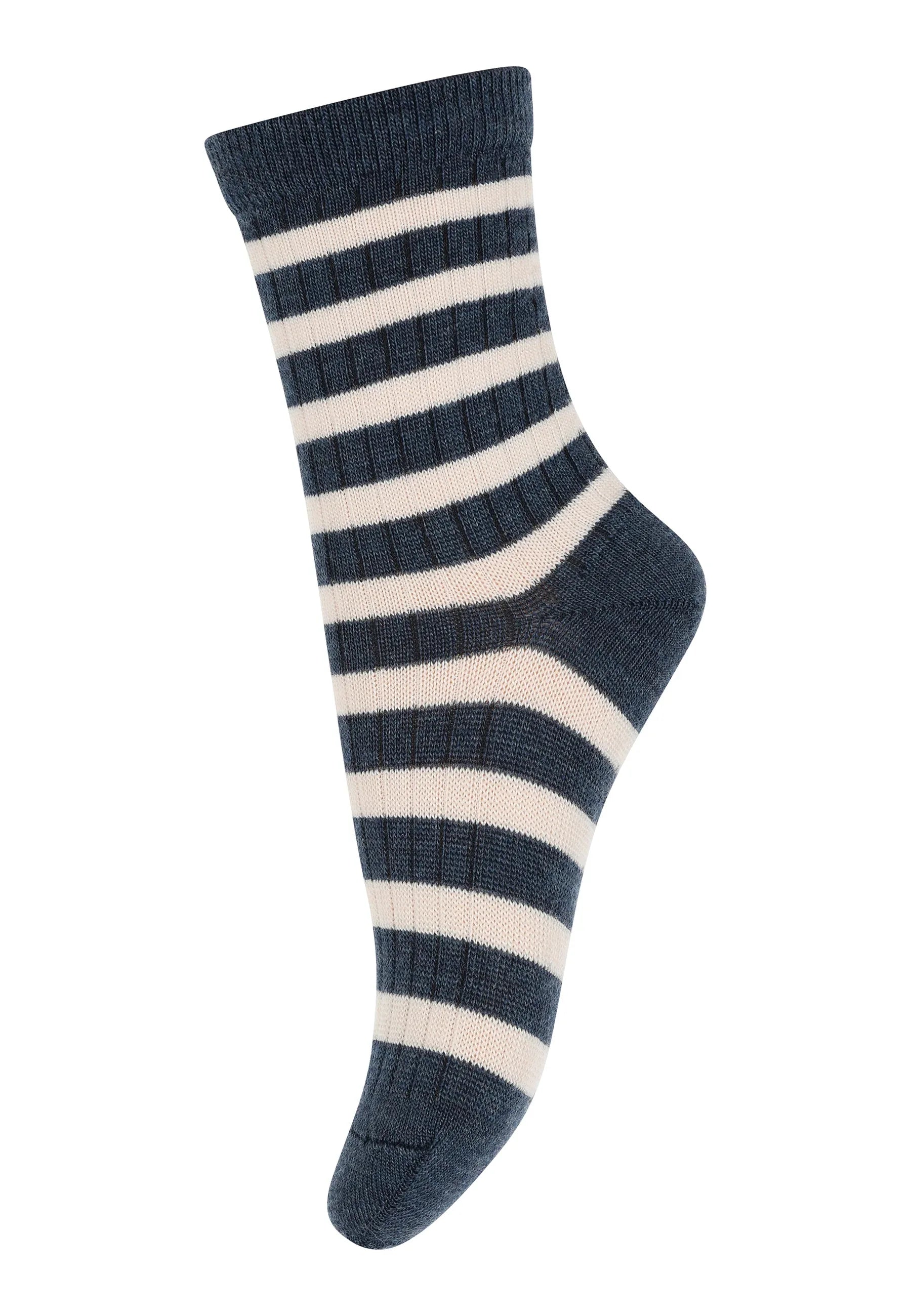 Elis Wool Socks Dark Denim Melange - KDkes