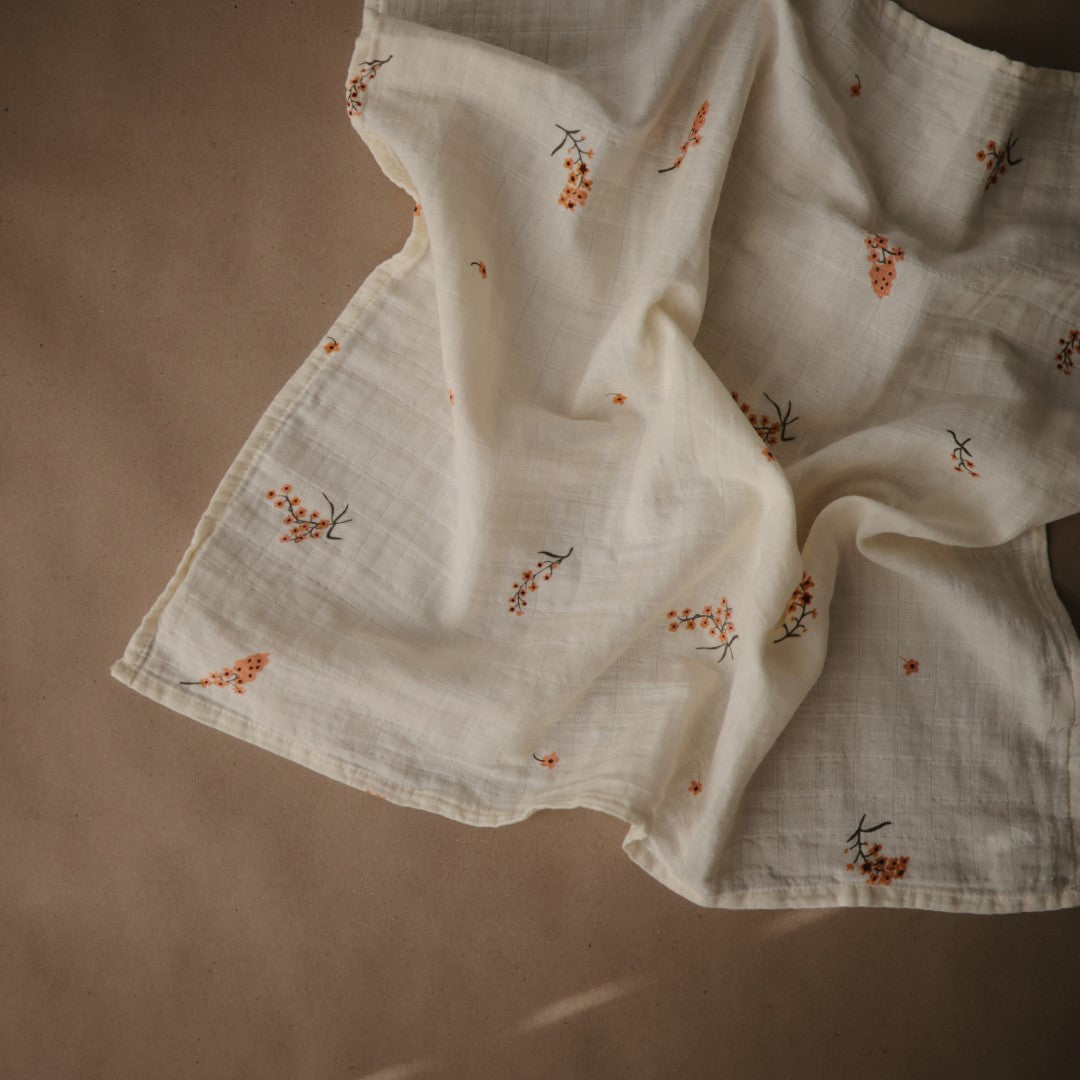 Muslin Cloth 3-pack Flowers