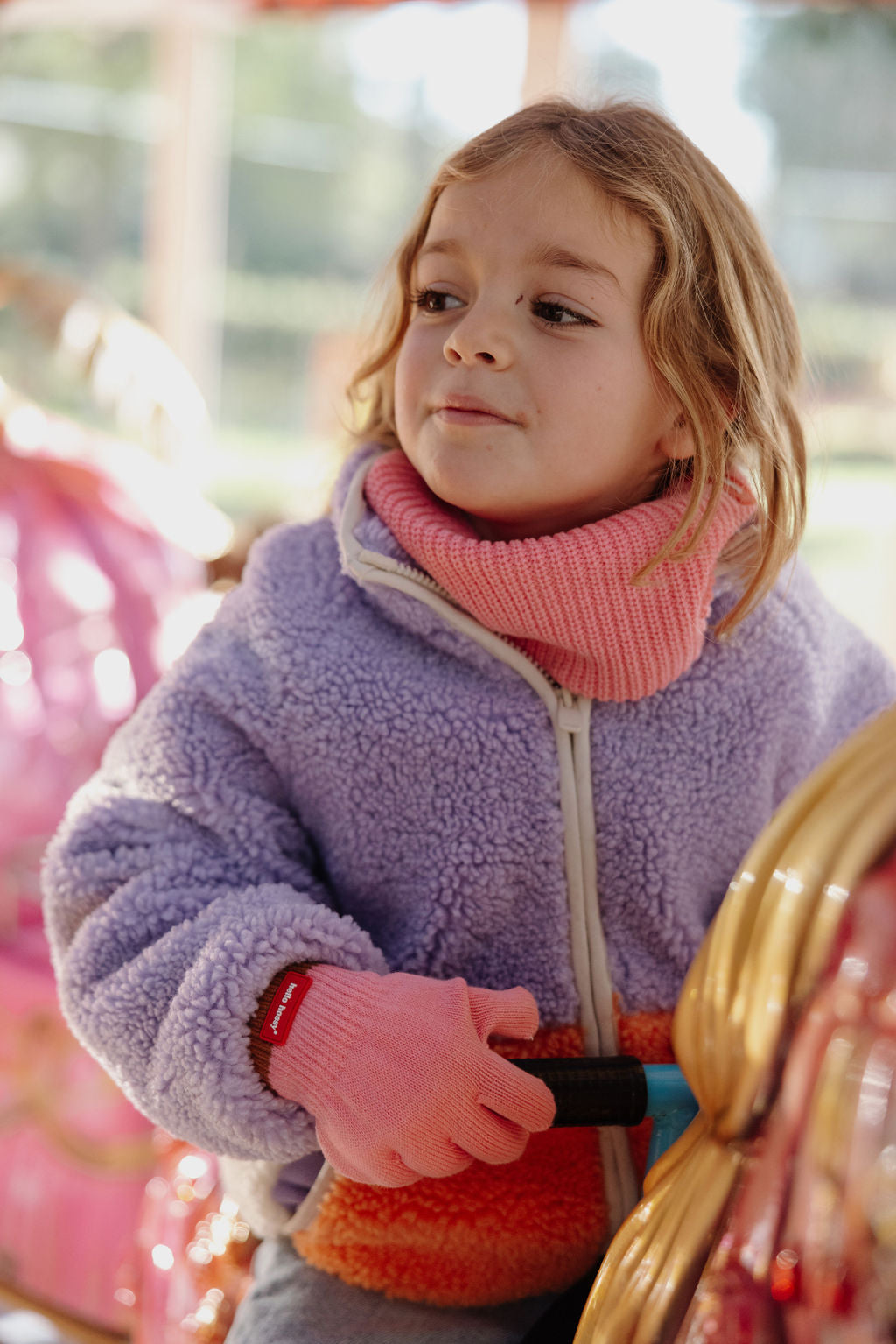 Cirkelsjaal Cocoon Pink