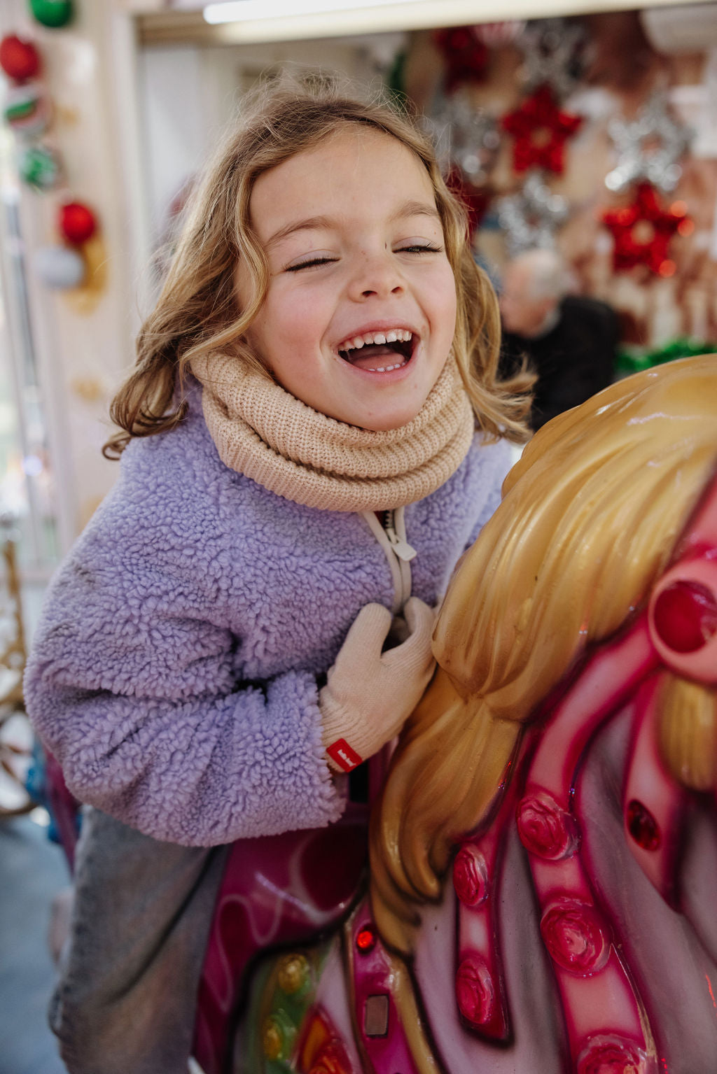 Cirkelsjaal Cocoon Creamy