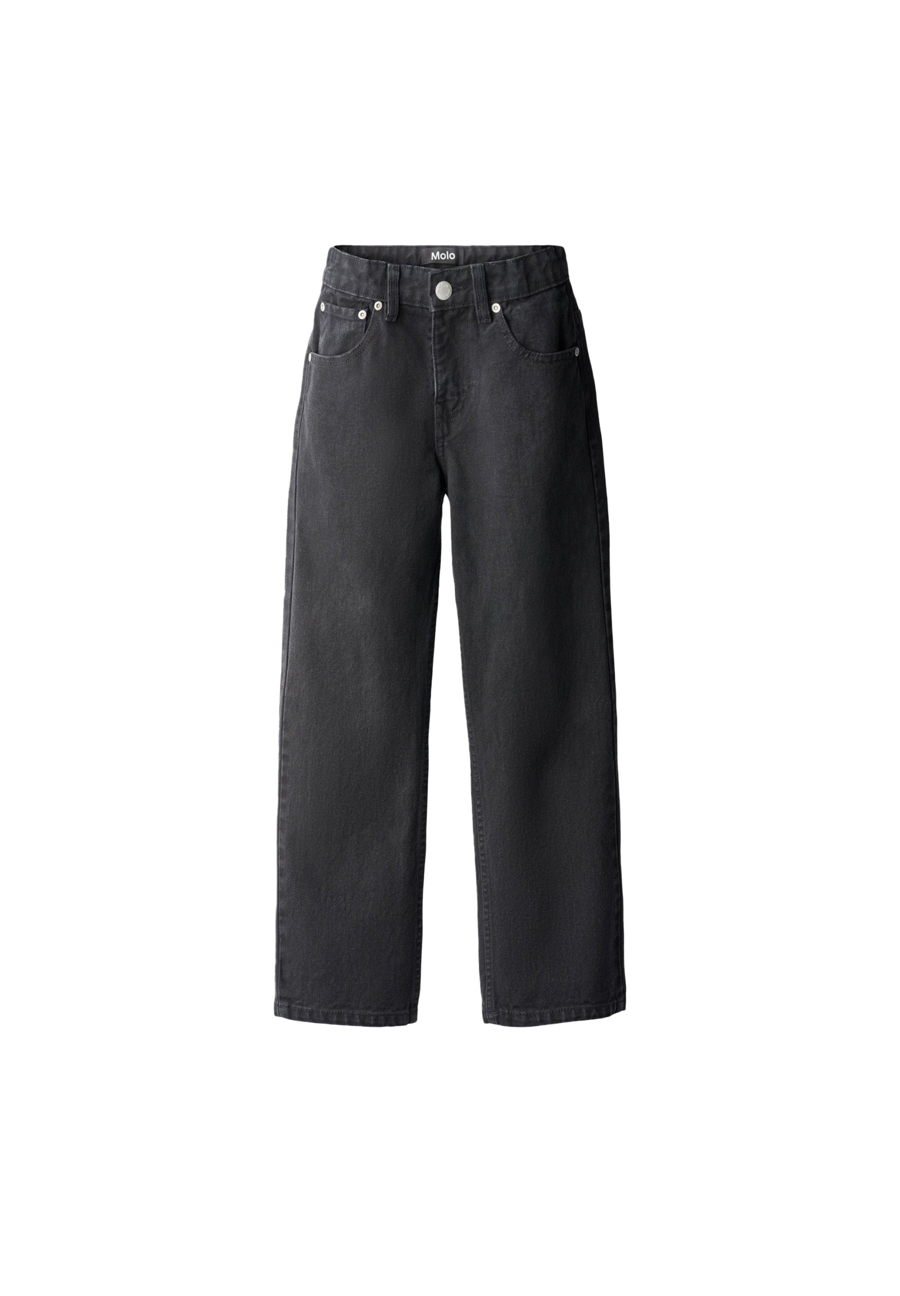Andy Woven Pants Washed Black