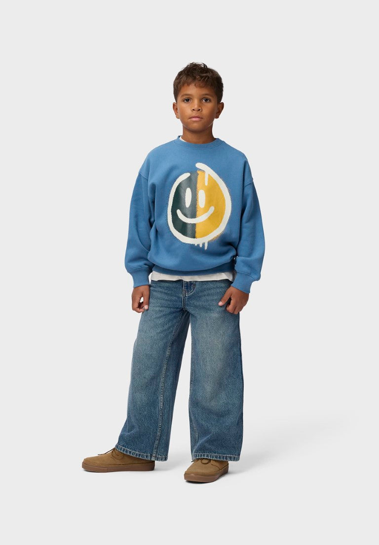 Sweatshirt Mar Split Smile