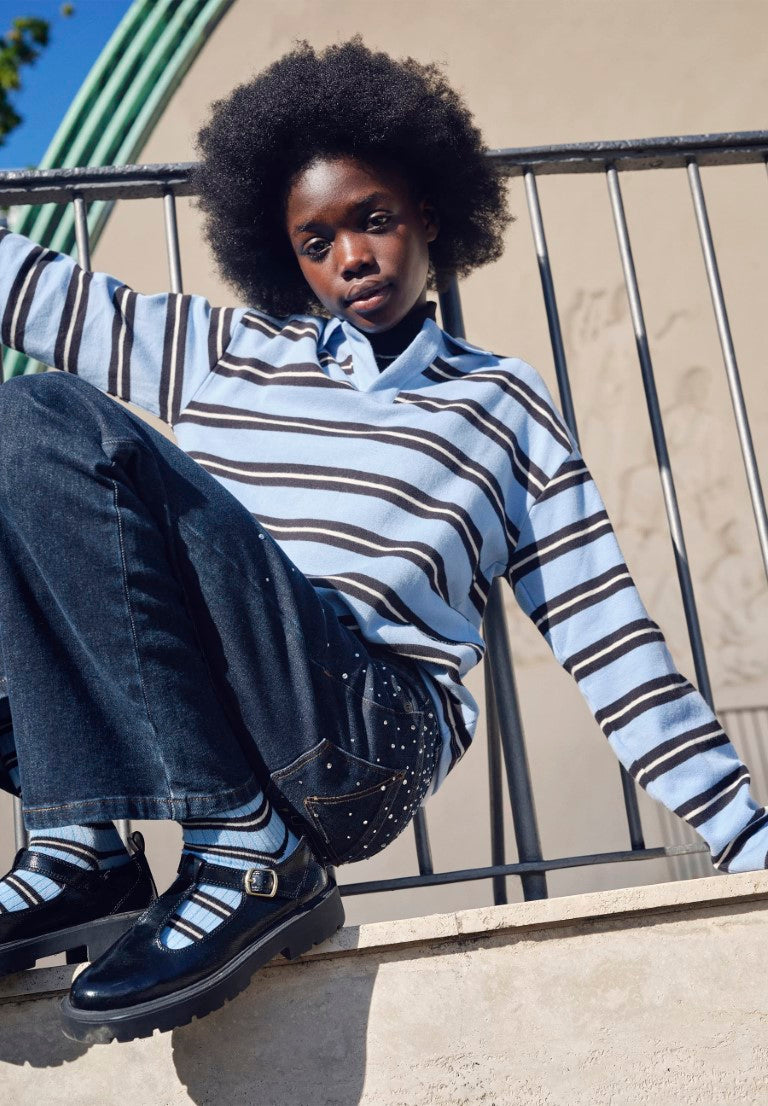 Sweatshirt Mille Topaz Stripe
