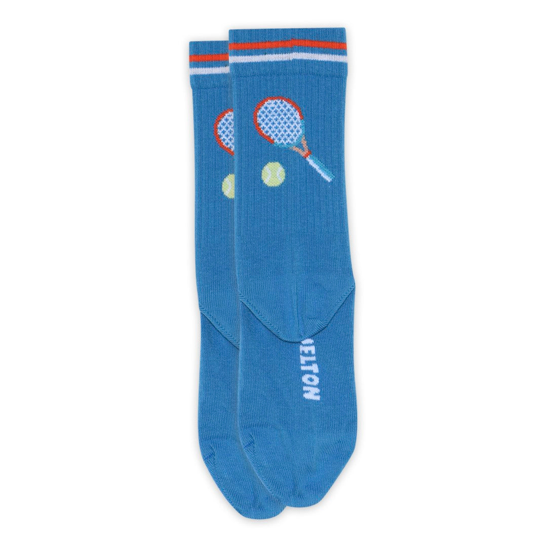 Tennis Racket Socks Malibu Blue