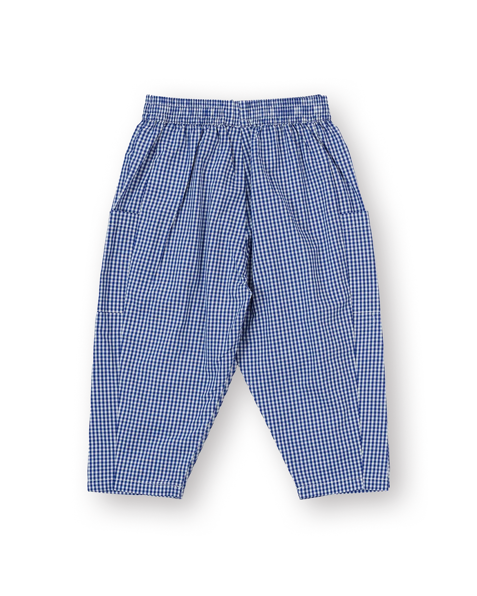 Lightweight Check Kit Pocket Pant Blue - Goldie+Ace
