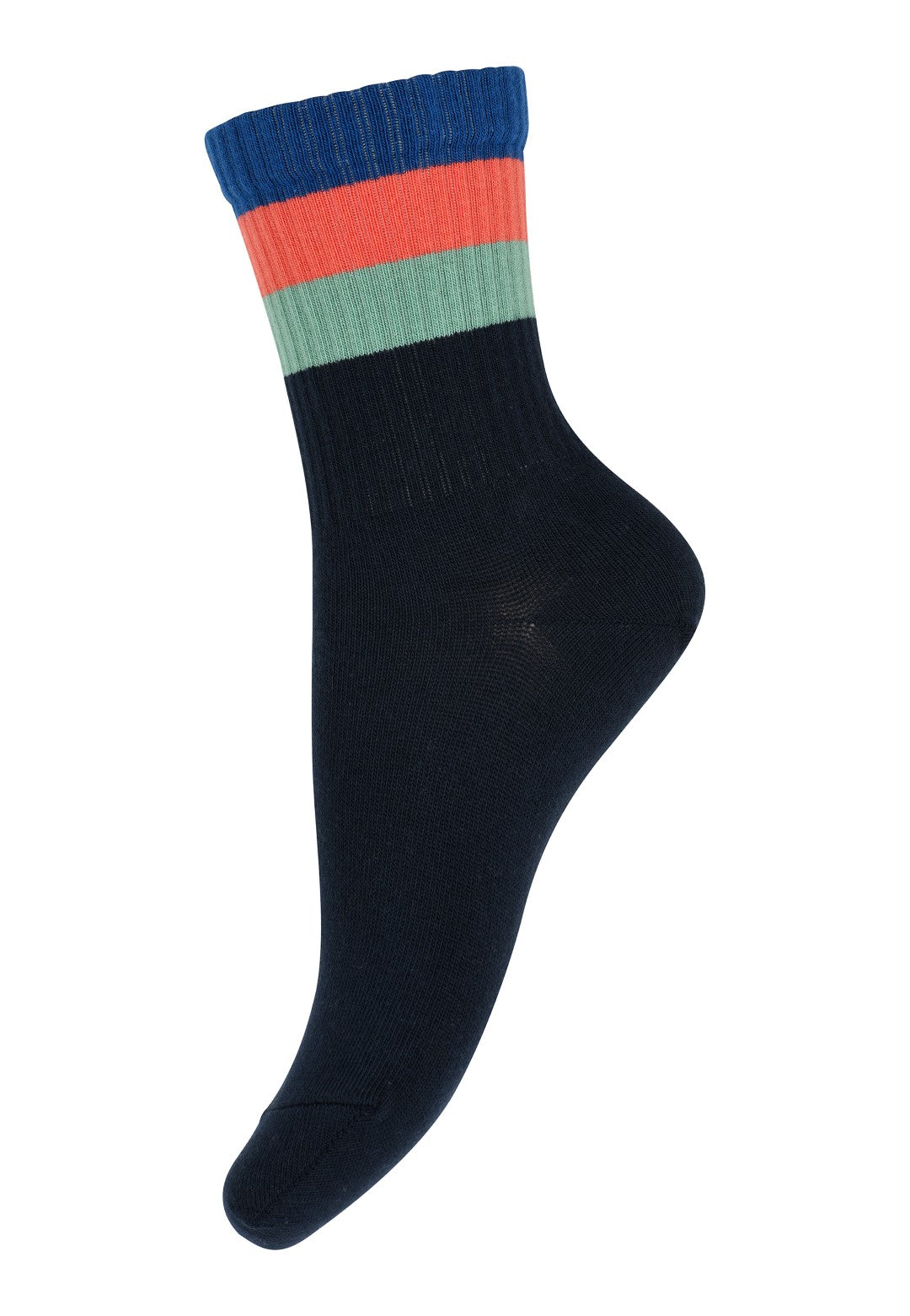 Wide Stripes Socks Marine