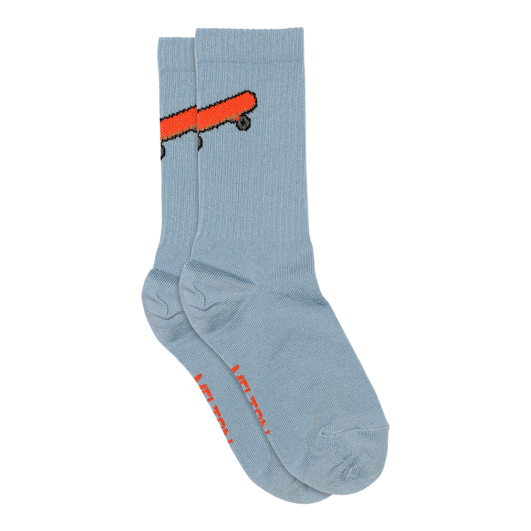 Skate Socks Faded Denim
