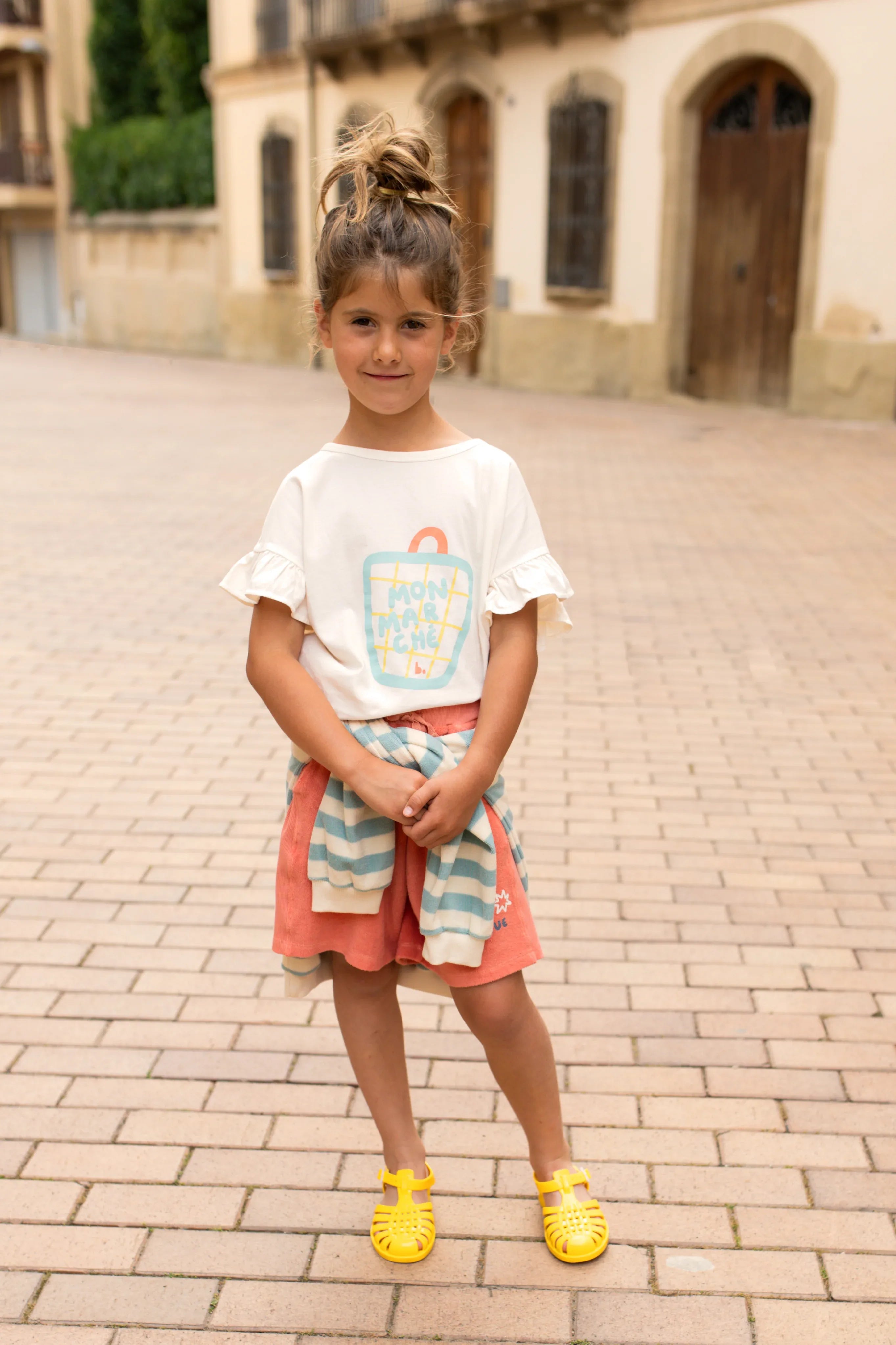 T-shirt Shopping Bag Ecru - KDkes