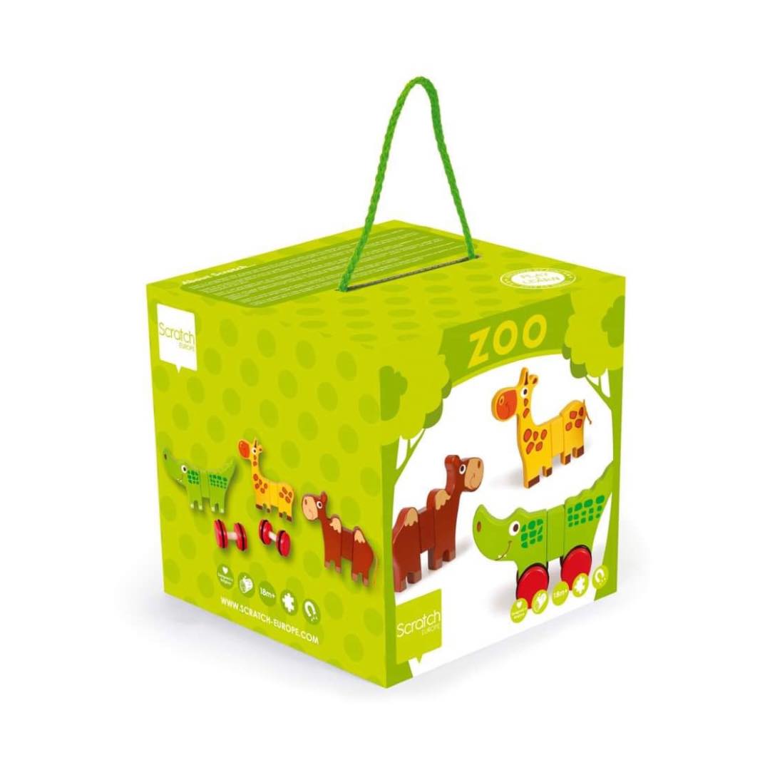 Magnetische Dieren Op Wielen Safari