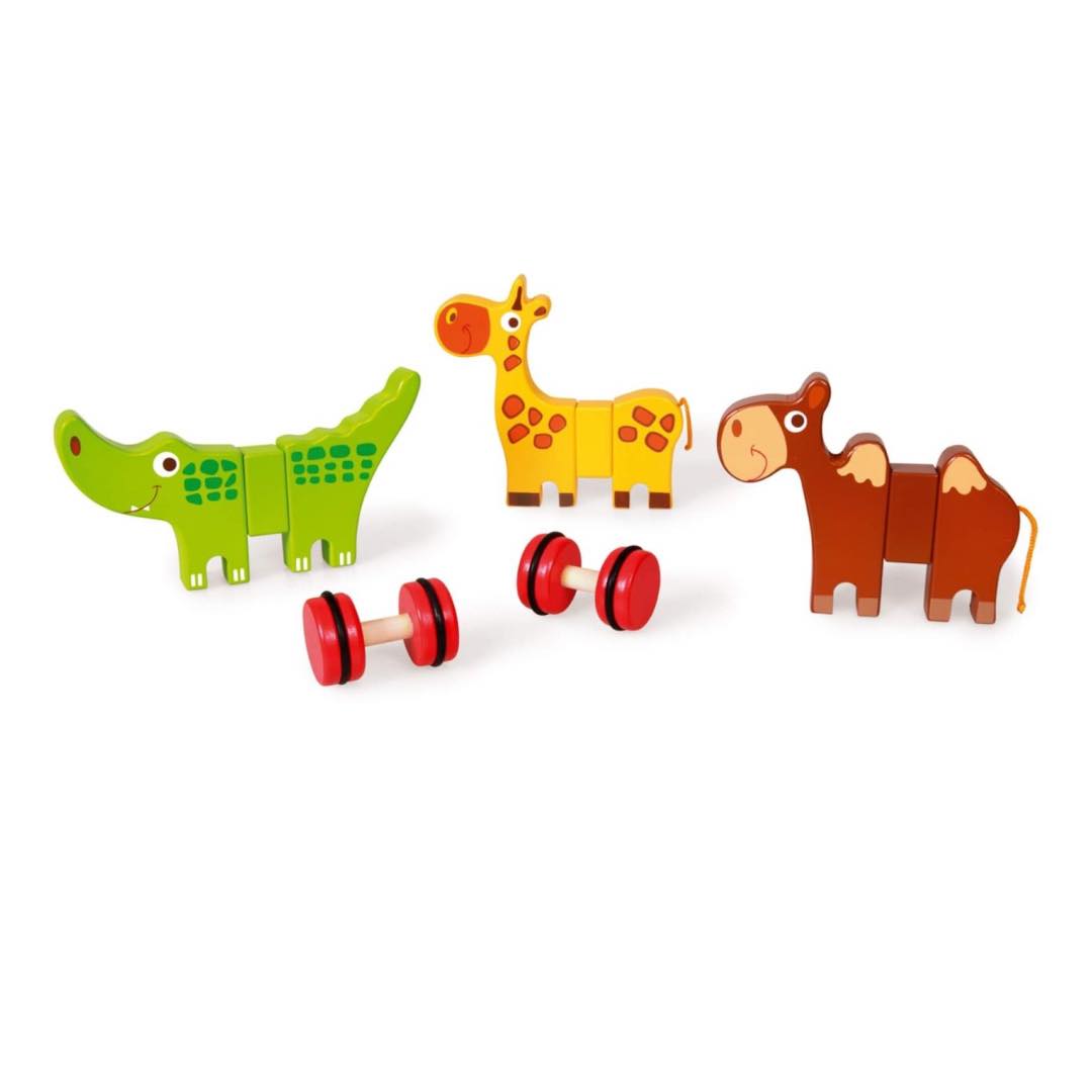 Magnetische Dieren Op Wielen Safari