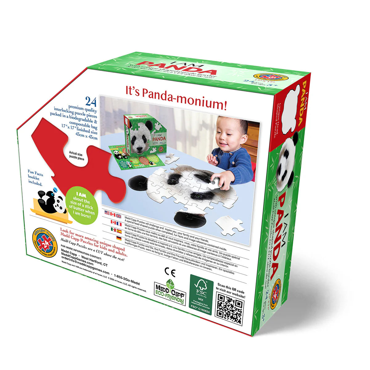Puzzel Preschool I Am Panda 24pcs