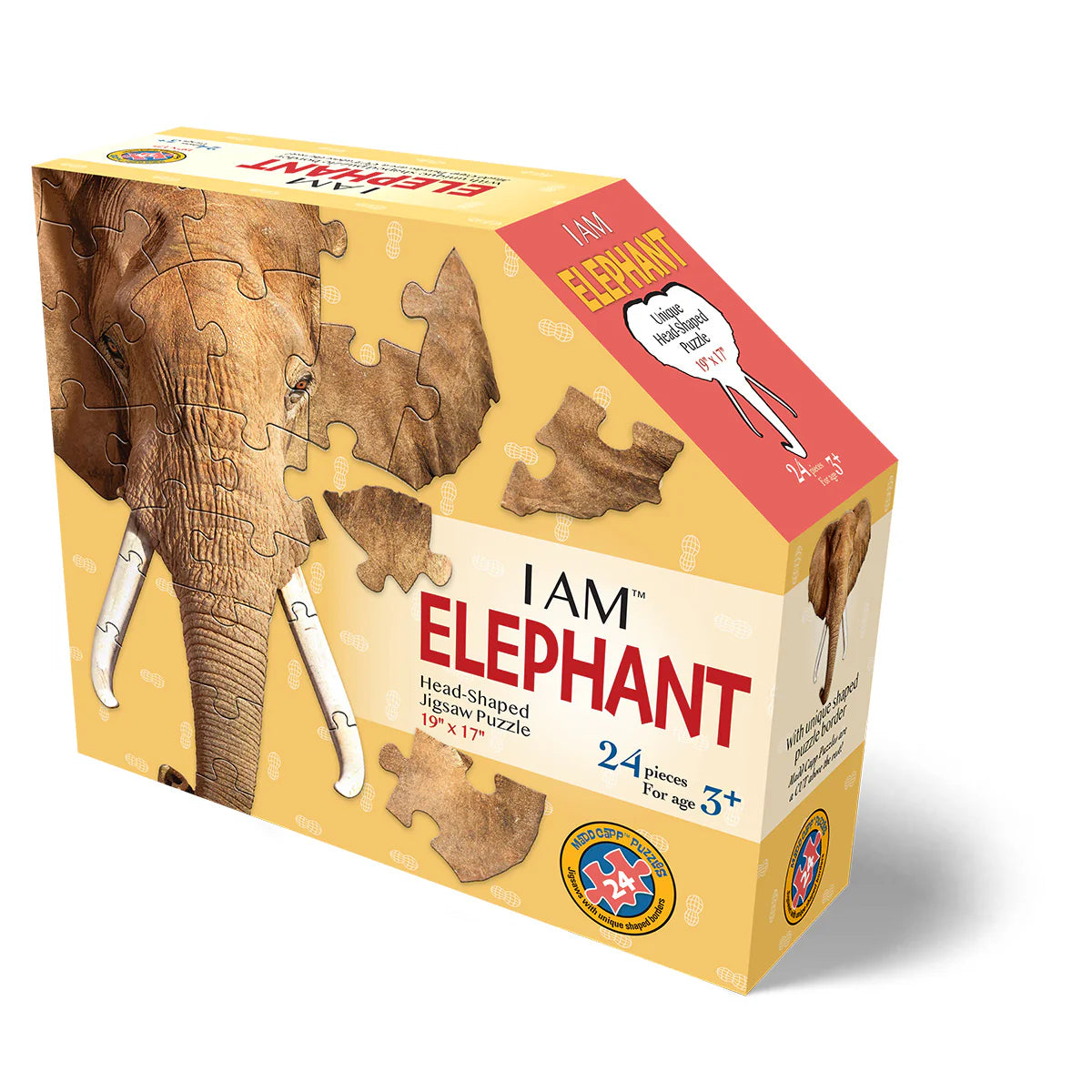 Puzzel Preschool I Am Elephant 24pcs