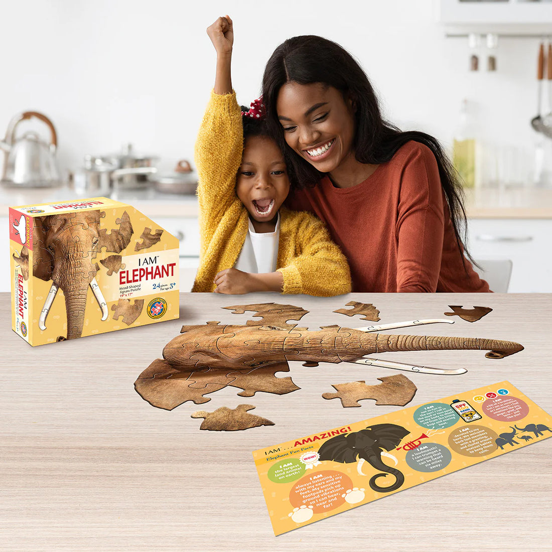 Puzzel Preschool I Am Elephant 24pcs