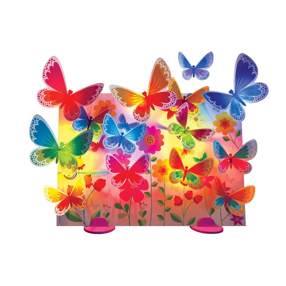 KidzMaker: Canvas Met 3D Glow Vlinders