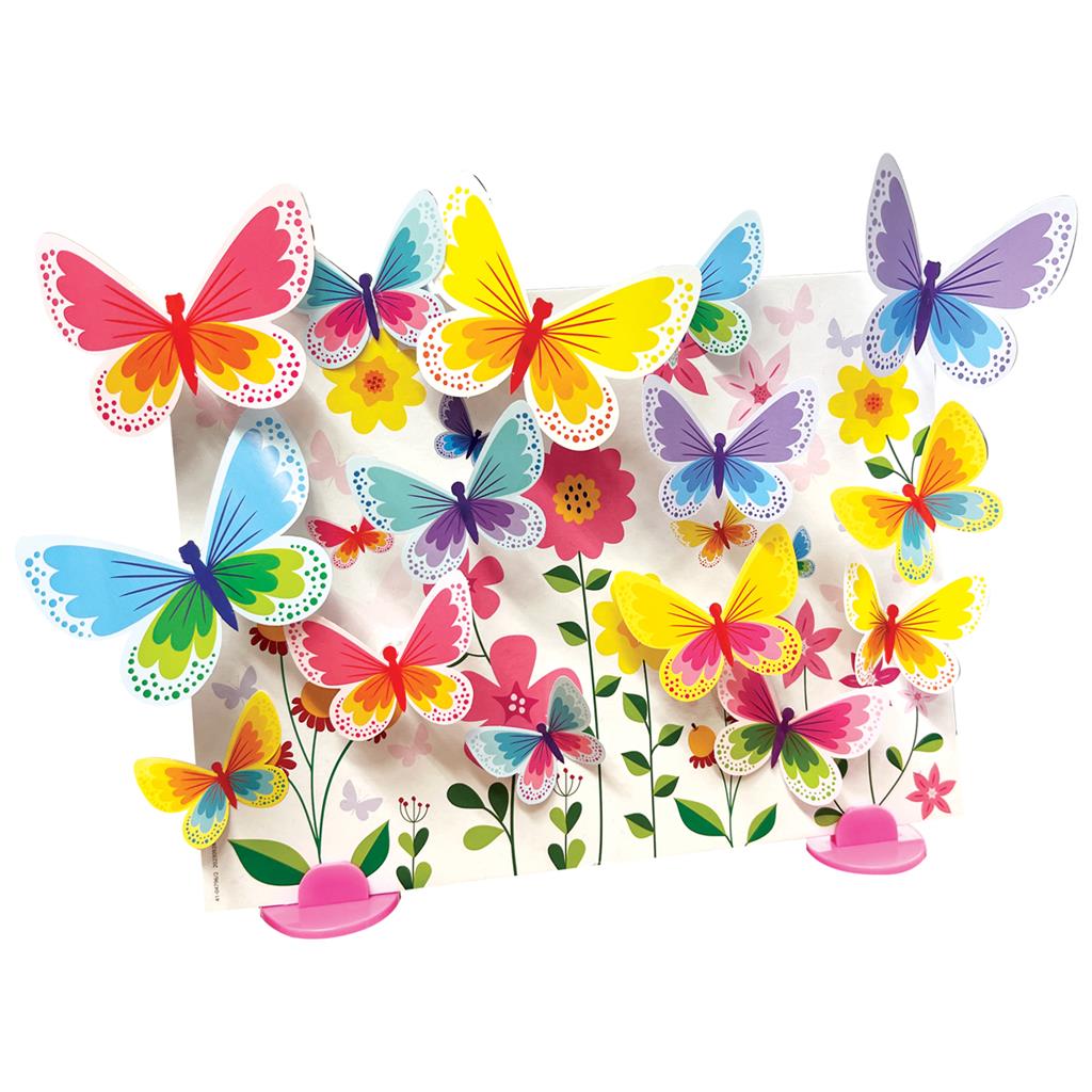 KidzMaker: Canvas Met 3D Glow Vlinders