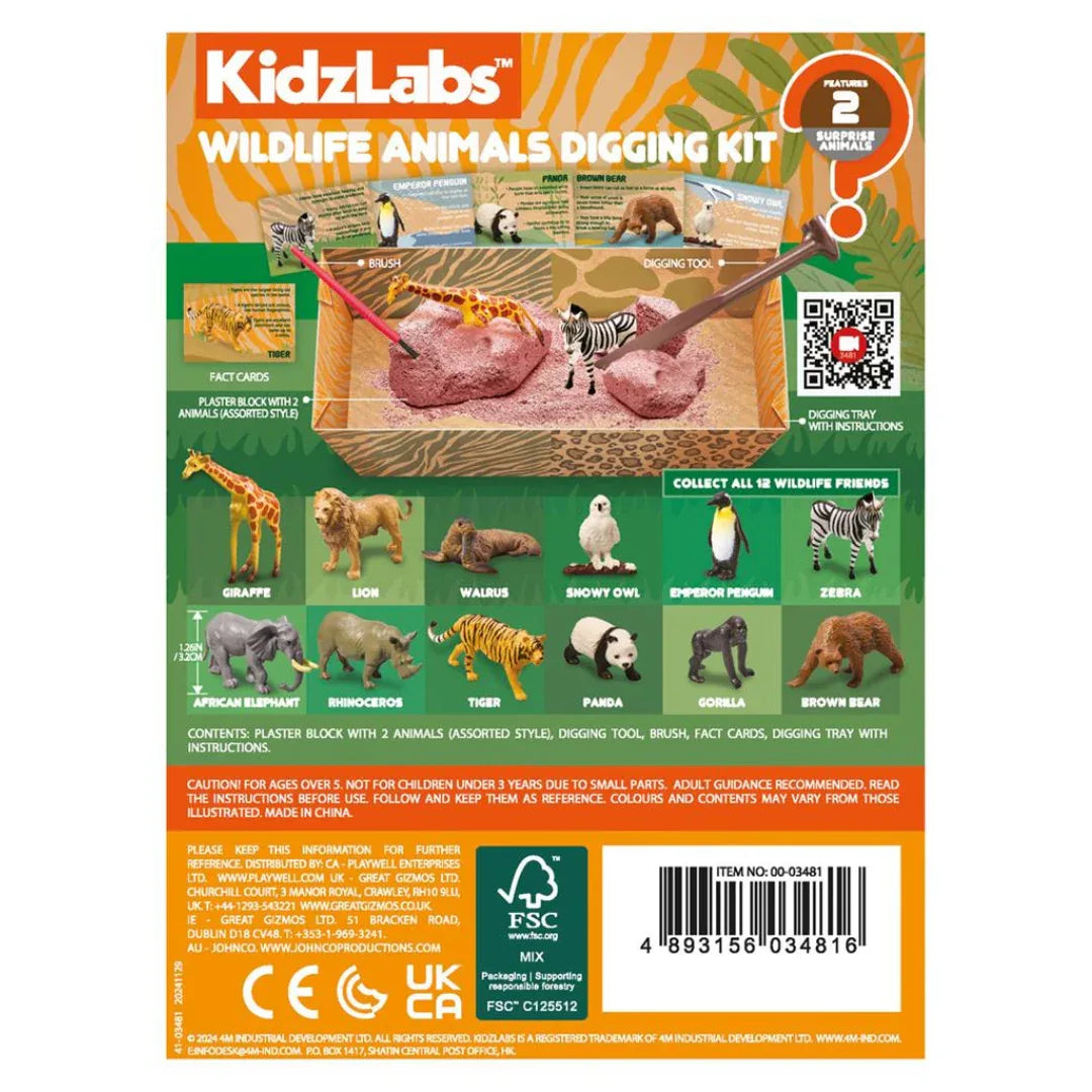 KidzLabs Graafset Wilde Dieren - KDkes
