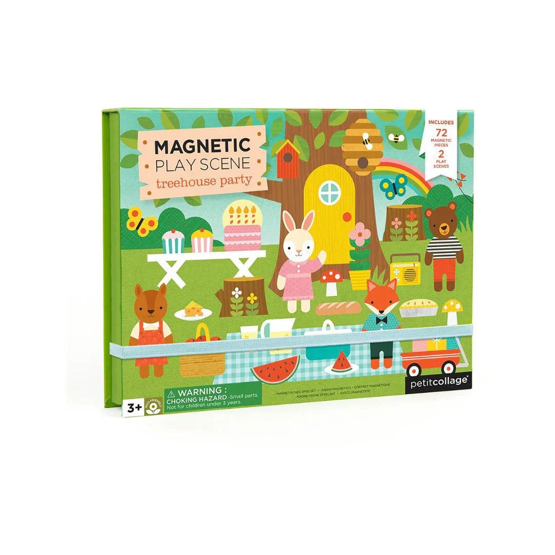 Magnetische Speeldoos: Boomhutfeestje - Petit Collage