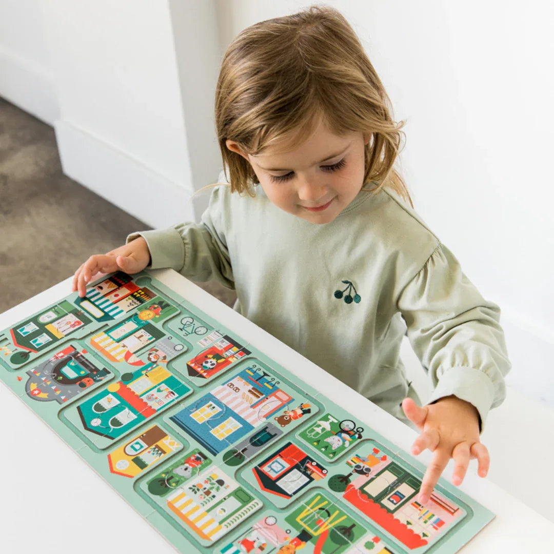 Follow & Spot: In De Stad 10 pcs - Petit Collage