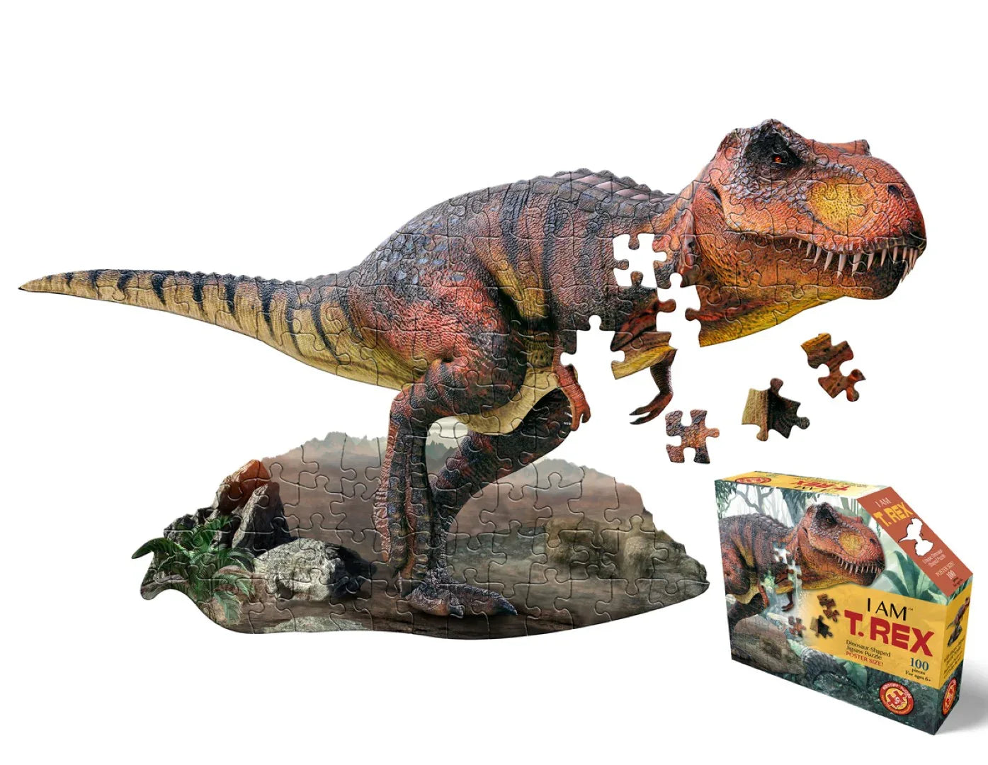 I Am Puzzle Jr T-Rex 100pcs - Madd Capp