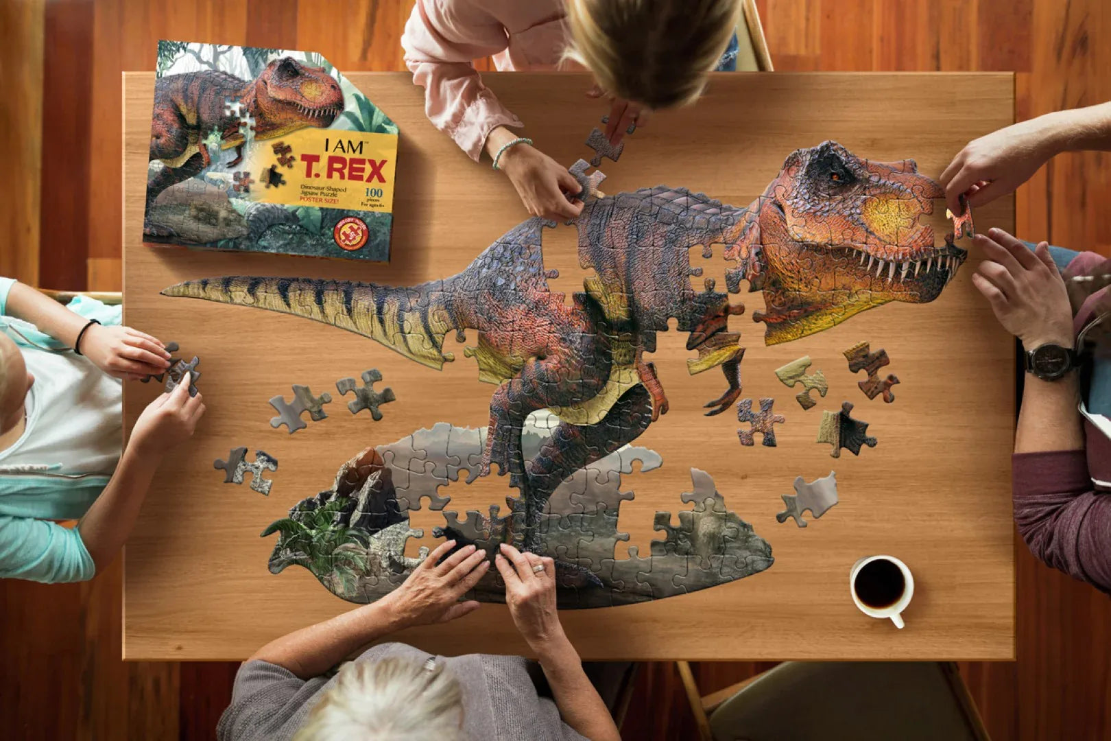 I Am Puzzle Jr T-Rex 100pcs - Madd Capp