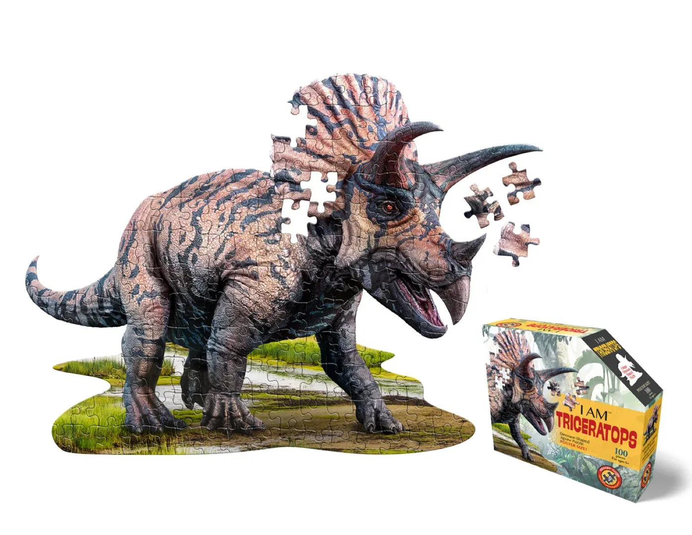 I Am Puzzle Jr Triceratops 100pcs - Madd Capp
