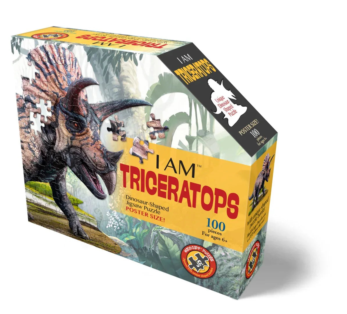 I Am Puzzle Jr Triceratops 100pcs - Madd Capp