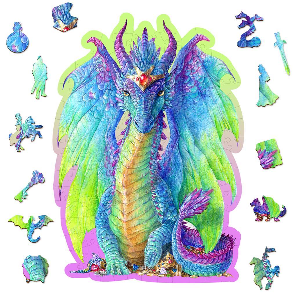 Magnificent Dragon 165 pcs - Wooden City Puzzle