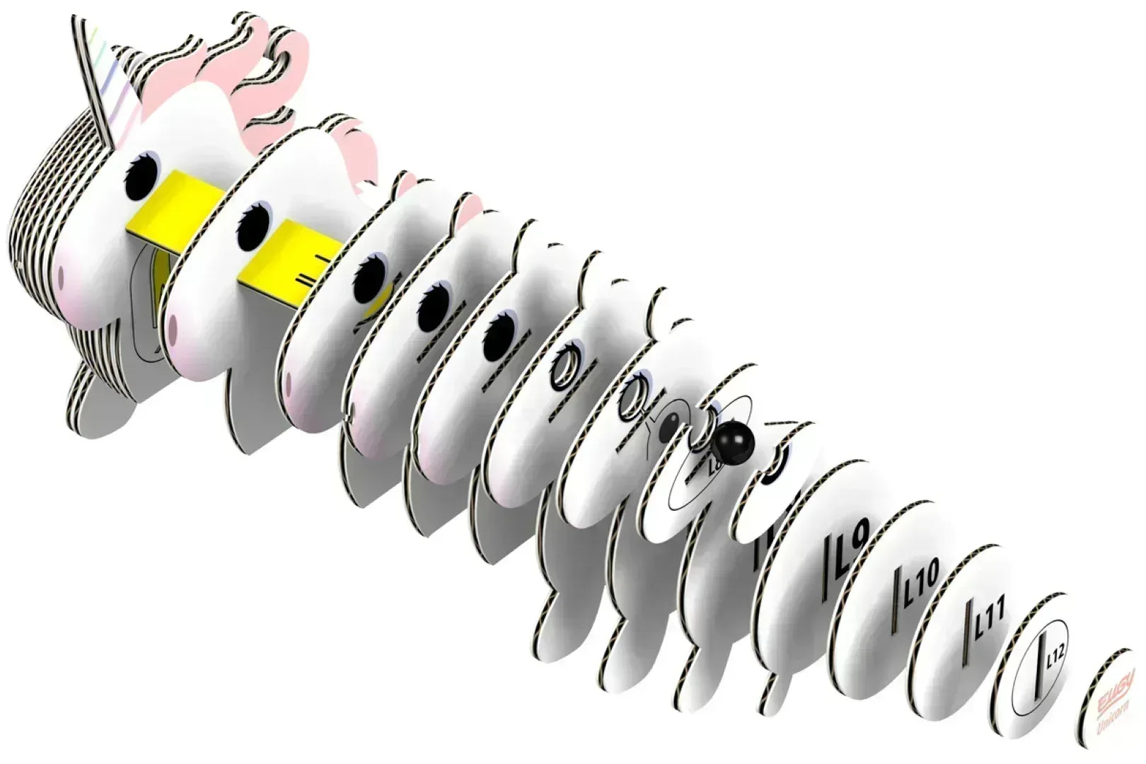 3D Model Fantasie Eenhoorn - Eugy