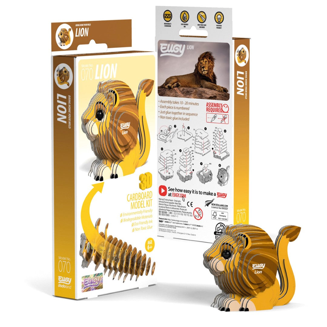 3D Model Wild Dier Leeuw