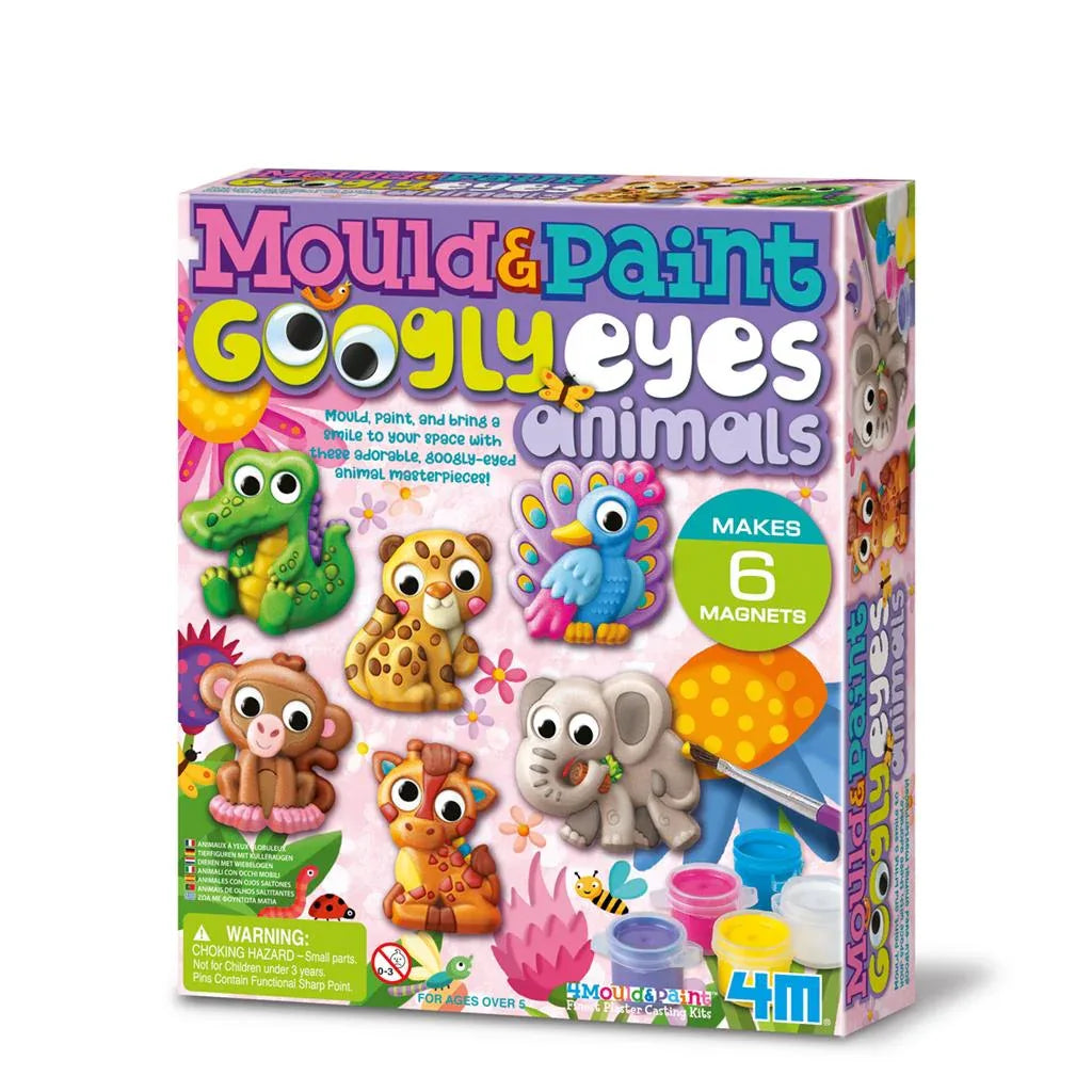 Mould & Paint Googly Eyes Animals - KDkes
