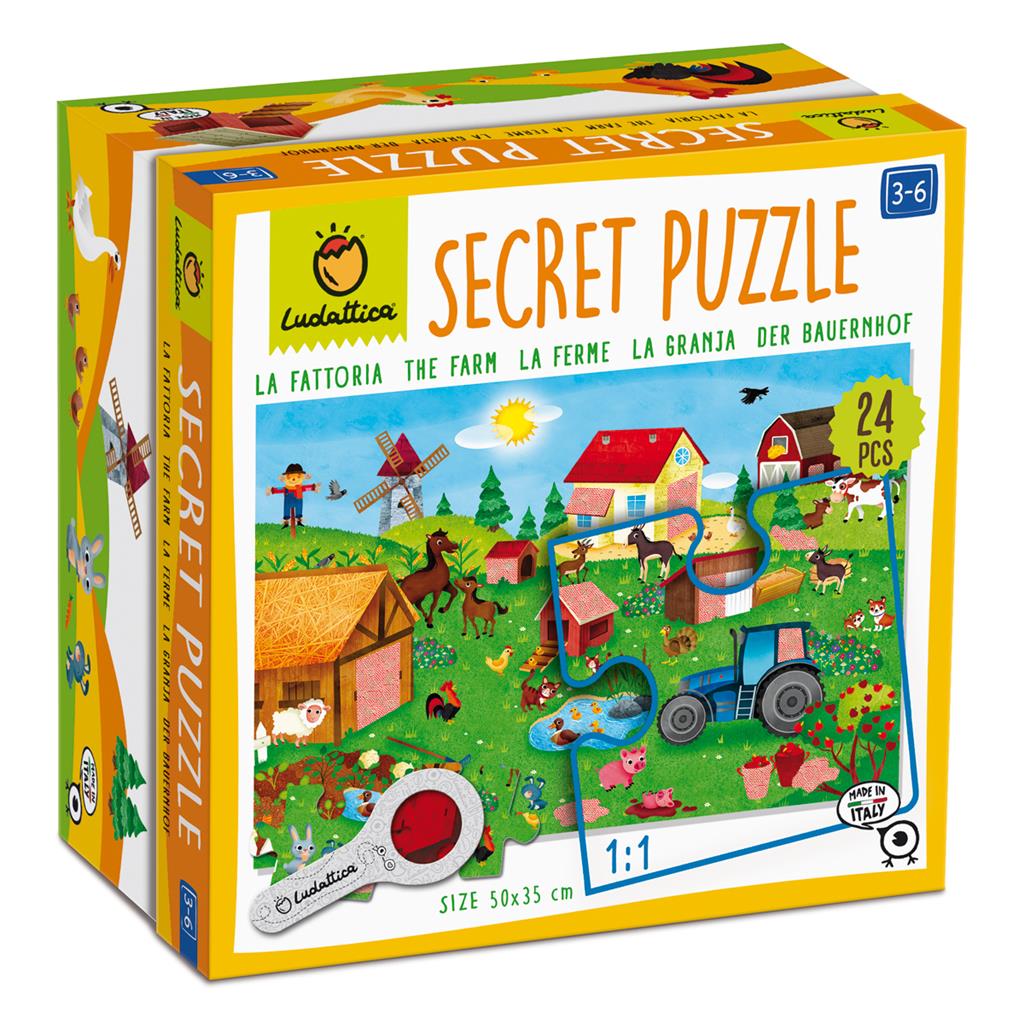 Secret Puzzel Boerderij 24pcs