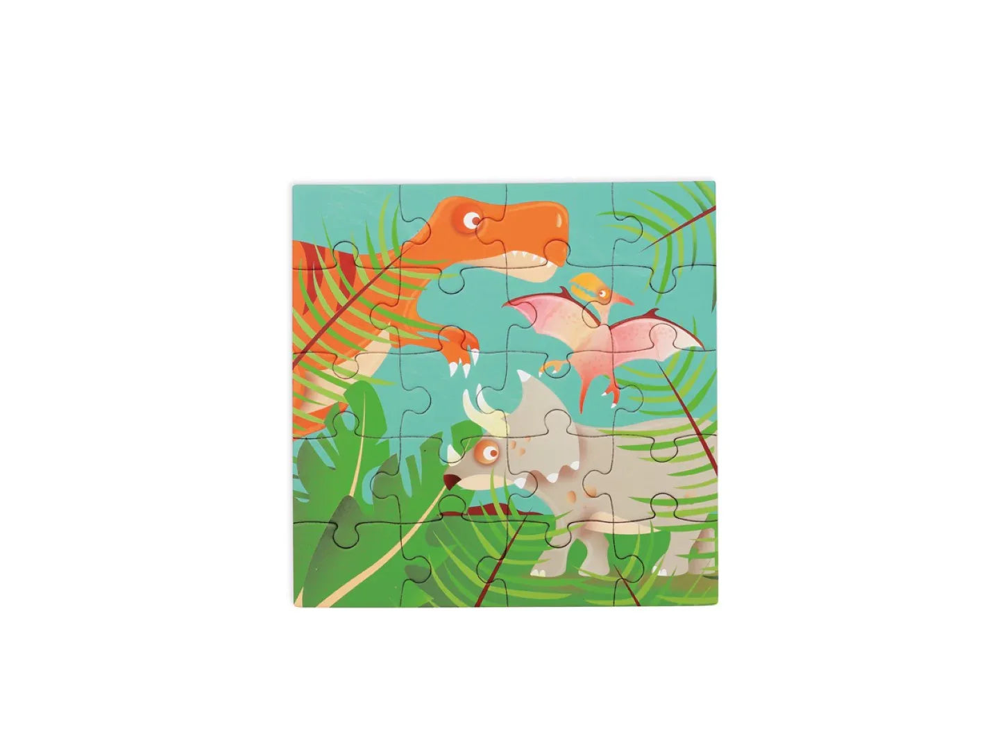 Magnetisch Puzzelboek To Go dinosaurus 2x20pcs - Scratch