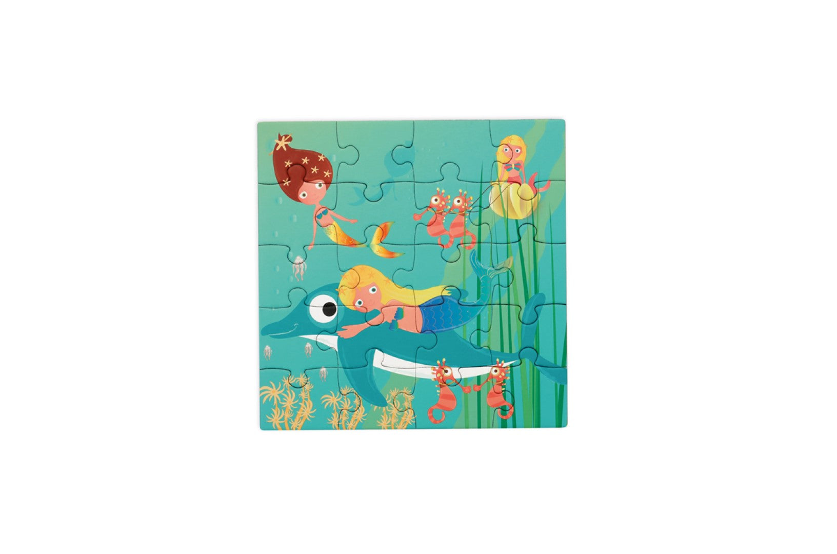 Magnetisch Puzzelboek To Go Zeemeermin 2x20pcs