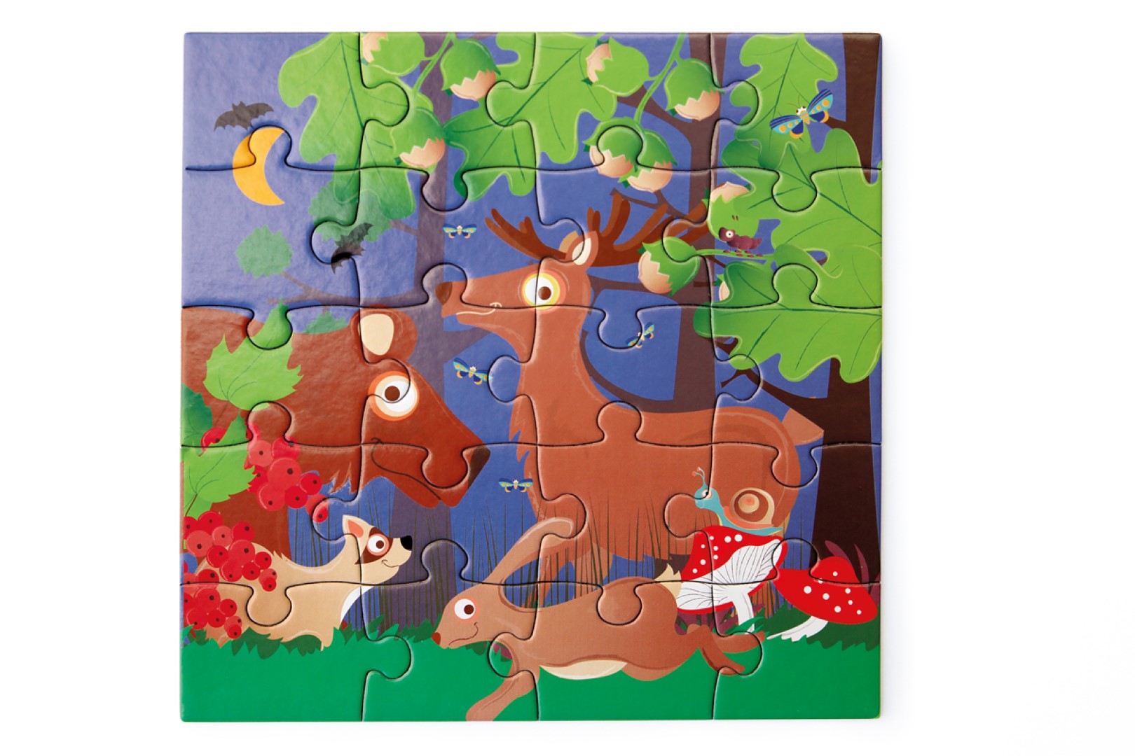 Magnetisch Puzzelboek To Go Bosdieren 2x20pcs