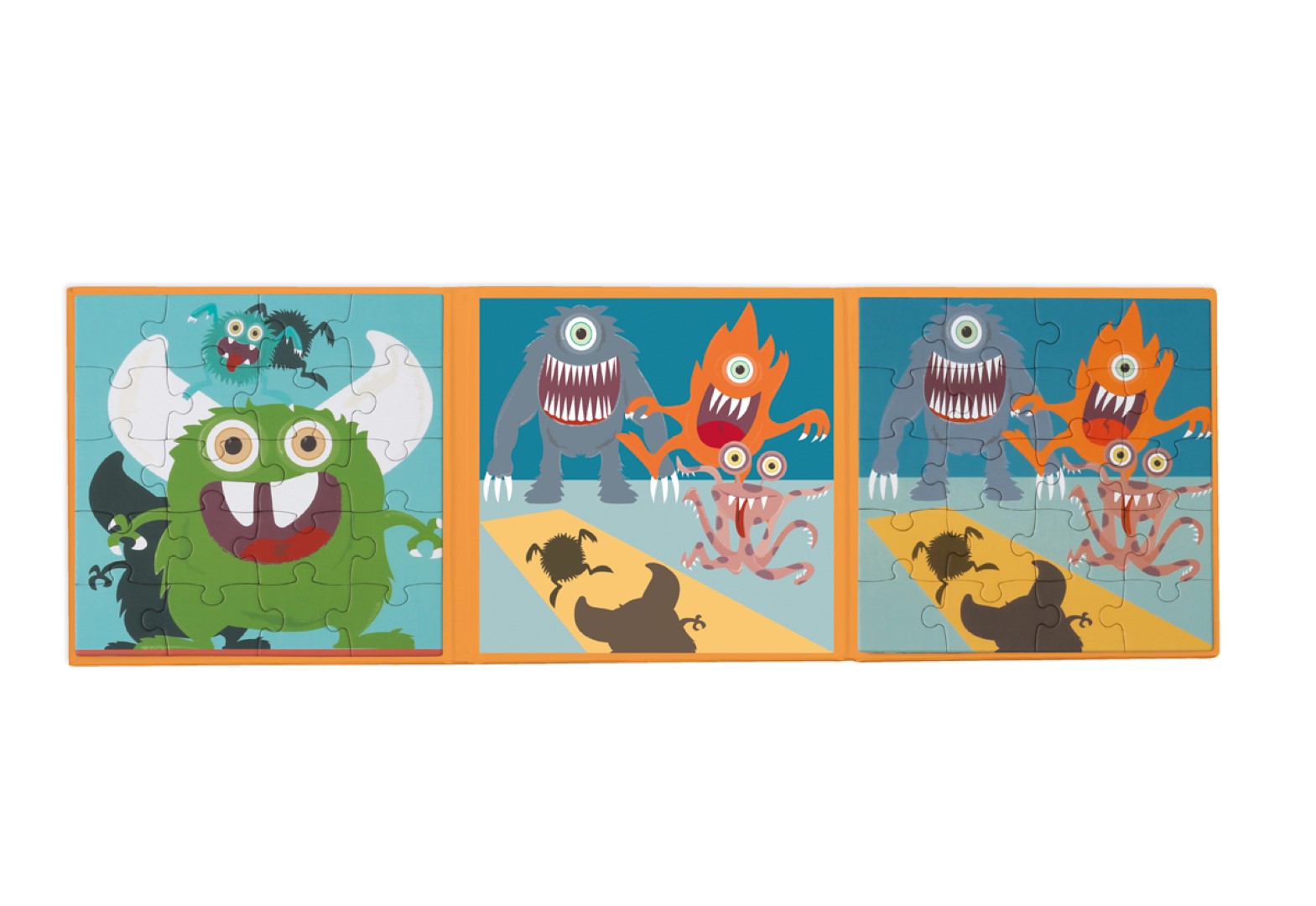 Magnetisch Puzzelboek To Go Monster 2x20pcs
