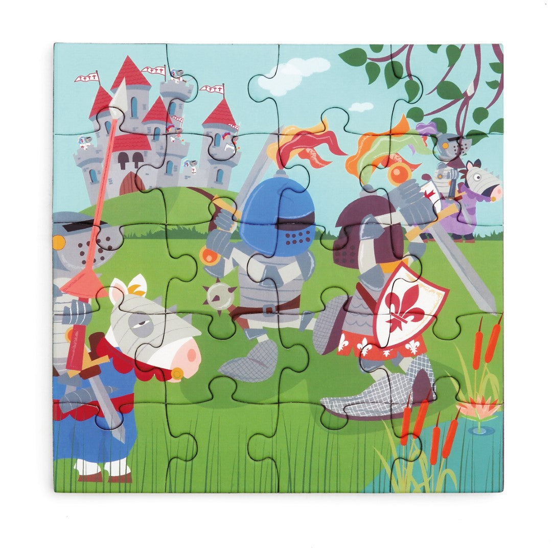 Magnetisch Puzzelboek To Go Ridders 2x20pcs